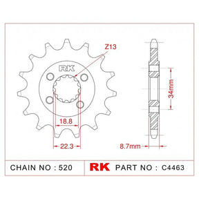 RK Standard Kit KTM RC390 / 390 DUKE 15-18