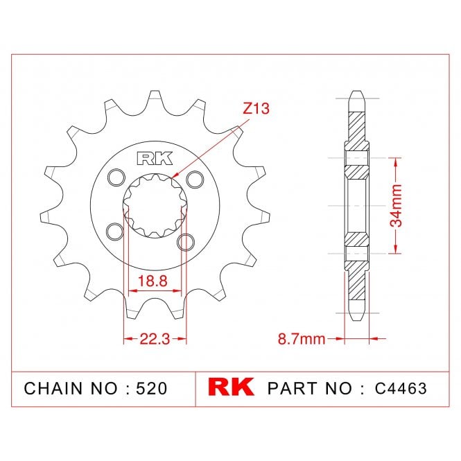 RK Standard Kit KTM RC390 / 390 DUKE 15-18