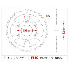 RK Standard Kit KTM RC390 / 390 DUKE 15-18