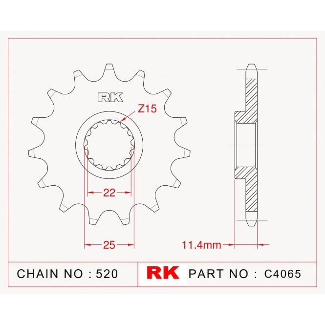 RK Standard Kit KTM 620 EGS-E Adventurer 97-98