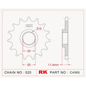 RK Standard Kit KTM 640 GS DUKE 04-06