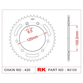 RK Standard Kit Derbi SENDA 50 R DRD RACING 11-12