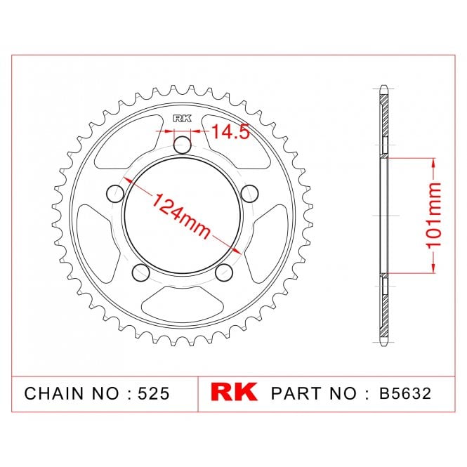 RK Standard Kit KTM 990 SUPERDUKE /R 04-12