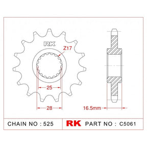 RK Standard Kit KTM 990 SUPERDUKE /R 04-12