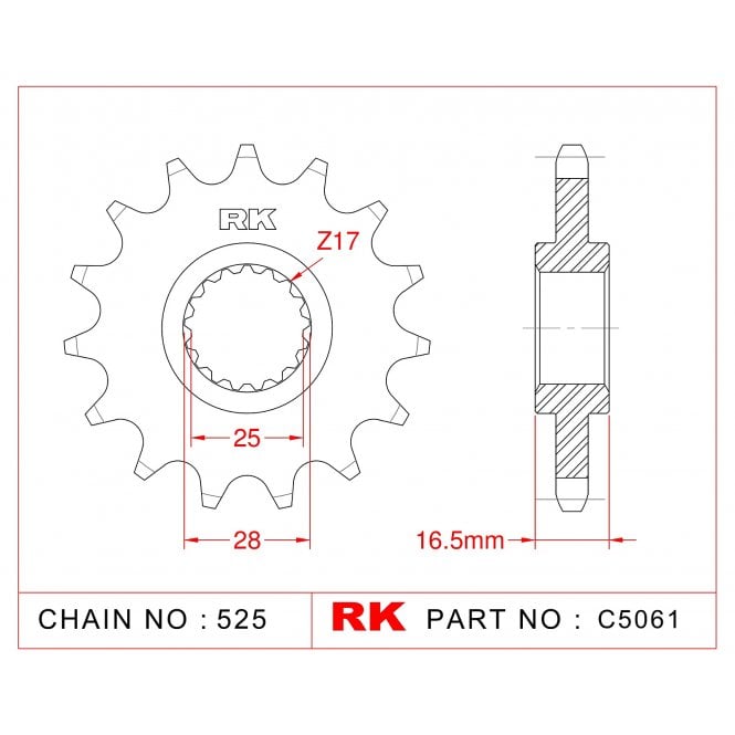 RK Standard Kit KTM 990 SUPERDUKE /R 04-12