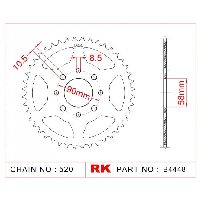 RK Standard Kit KTM 390 DUKE 2013-14