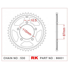 RK Standard Kit Suzuki GSXR750R 87-87