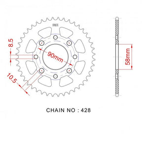 RK Standard Kit Daelim VS125 97-03
