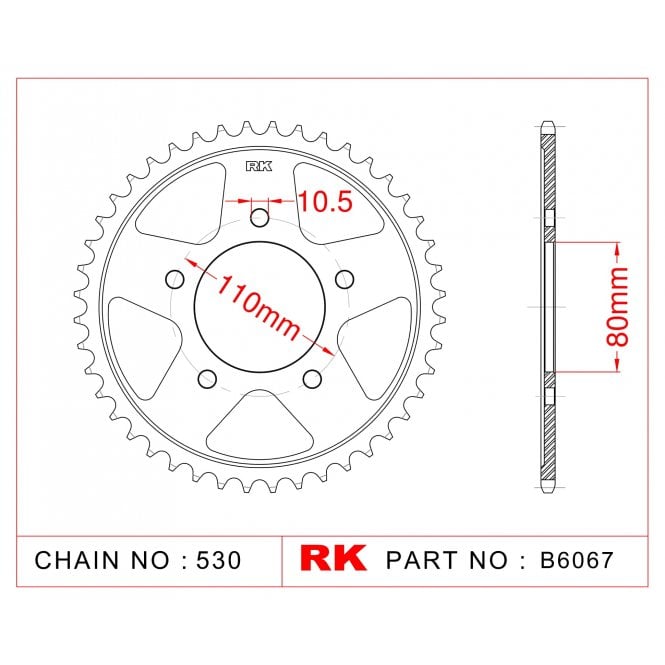 RK Upgrade Kit Honda VF750 FD / FE / FF V45 Interceptor (RC15) 83-85