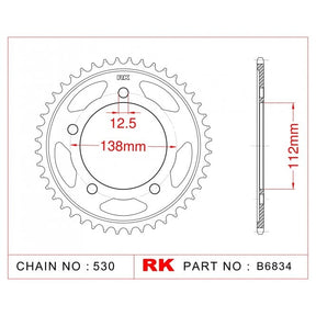 RK Xtreme Upgrade Kit Honda CBR900RR T - X 530 modification 96-99