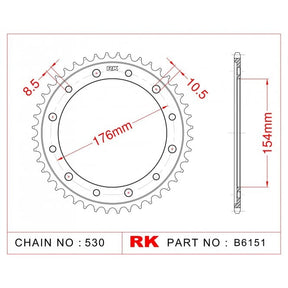 RK Upgrade Kit Honda VFR800 F1-W X Y PGM & CBS RC46 98-01