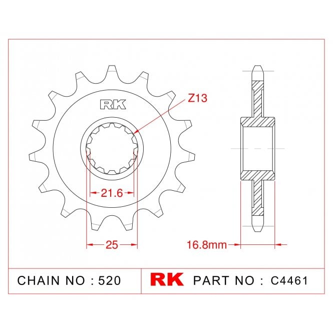 RK Upgrade Kit Honda NC700 D Integra 12-14