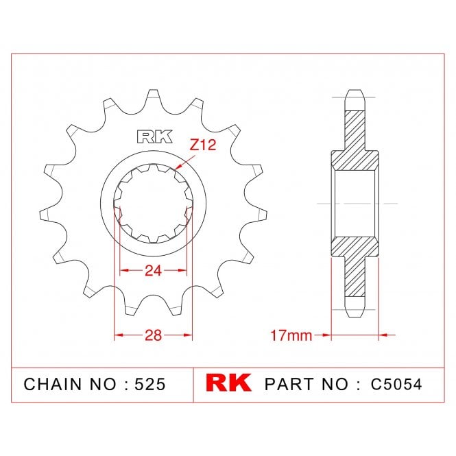 RK Xtreme Upgrade Kit Honda CBF600 N/S/ ABS PC38 04 - 07