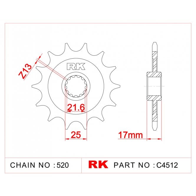 RK Xtreme Upgrade Kit Honda CBR500 R/RAD-RAJ RAK 13-19
