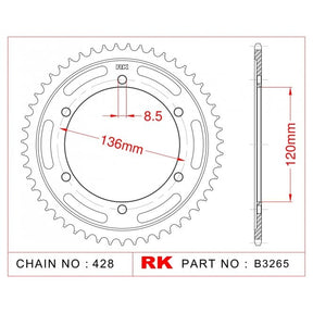 RK Upgrade Kit Yamaha FZR250 Fazer (1HX / IKG) - Japan 85-86