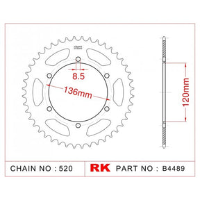 RK Upgrade Kit Yamaha RZ250R RD250 YPVS 29L 83