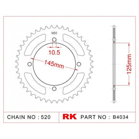 RK Upgrade Kit Yamaha XV125 Virago 97-01