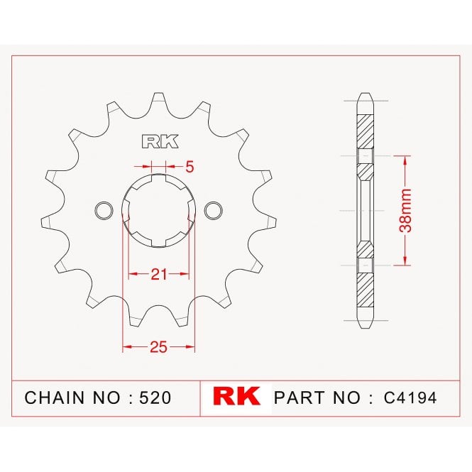 RK Upgrade Kit Yamaha XV125 Virago 97-01