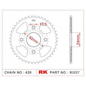 RK Upgrade Kit Yamaha SR125 SE (3MW) 80-94