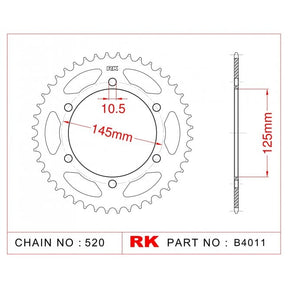 RK Upgrade Kit Yamaha DT250MX 79-82