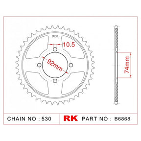 RK Upgrade Kit Yamaha RD350 LC 80-83