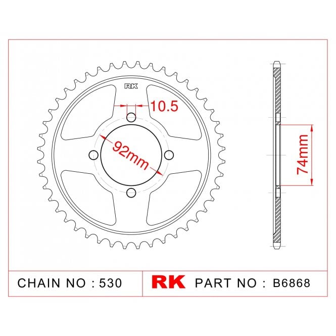 RK Upgrade Kit Yamaha RD350 LC 80-83