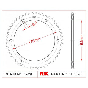 RK Upgrade Kit Yamaha DT125R 88-89