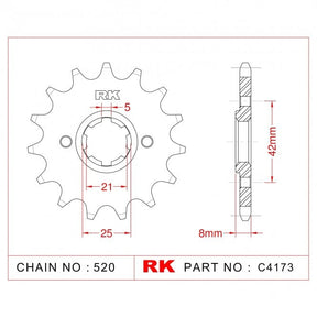 RK Xtreme Upgrade Kit Yamaha XT600 83-84
