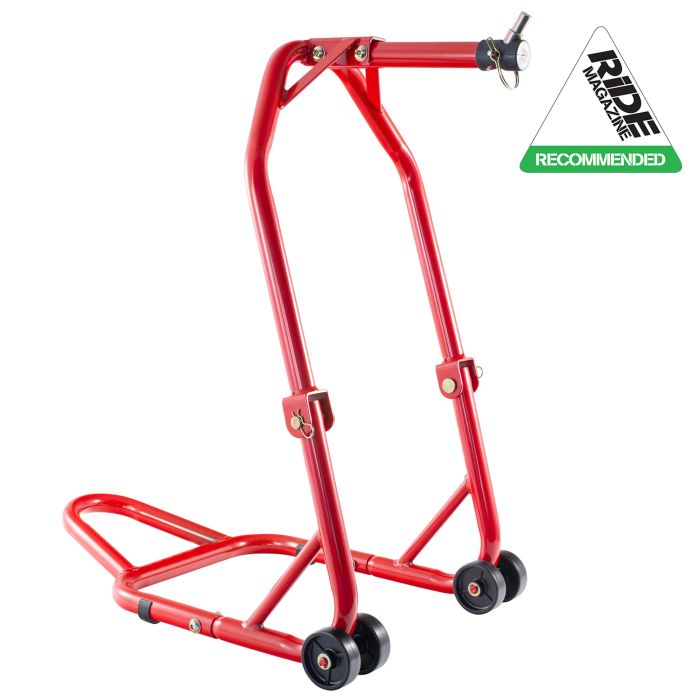 BikeTek Series 3 Front Headlift Track Paddock Stand Red