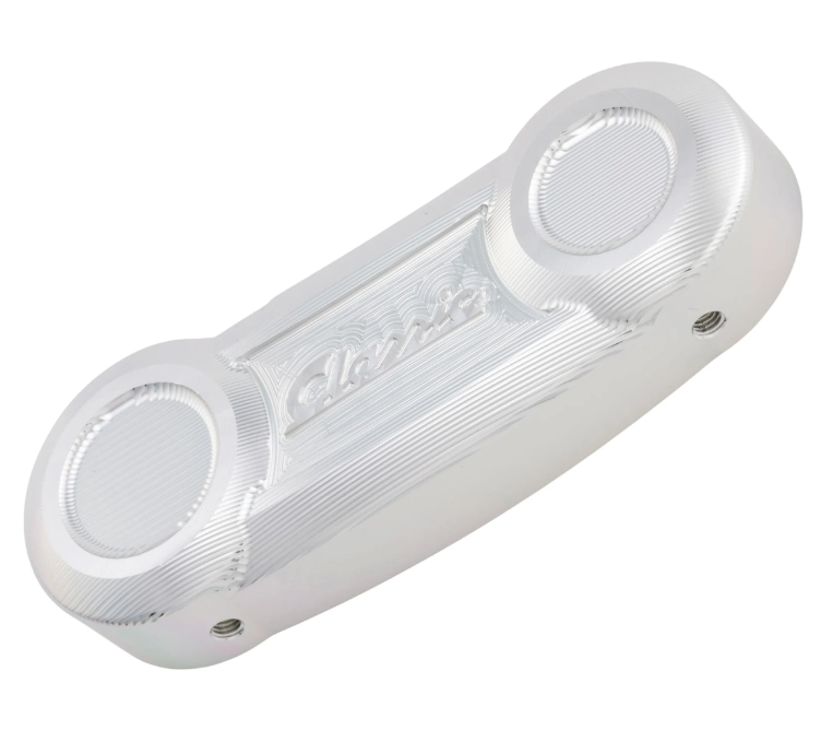 Vespa PX Disc MY T5 Classic LML Grimeca SIP Classic Suspension Arm Cover Silver Anodized