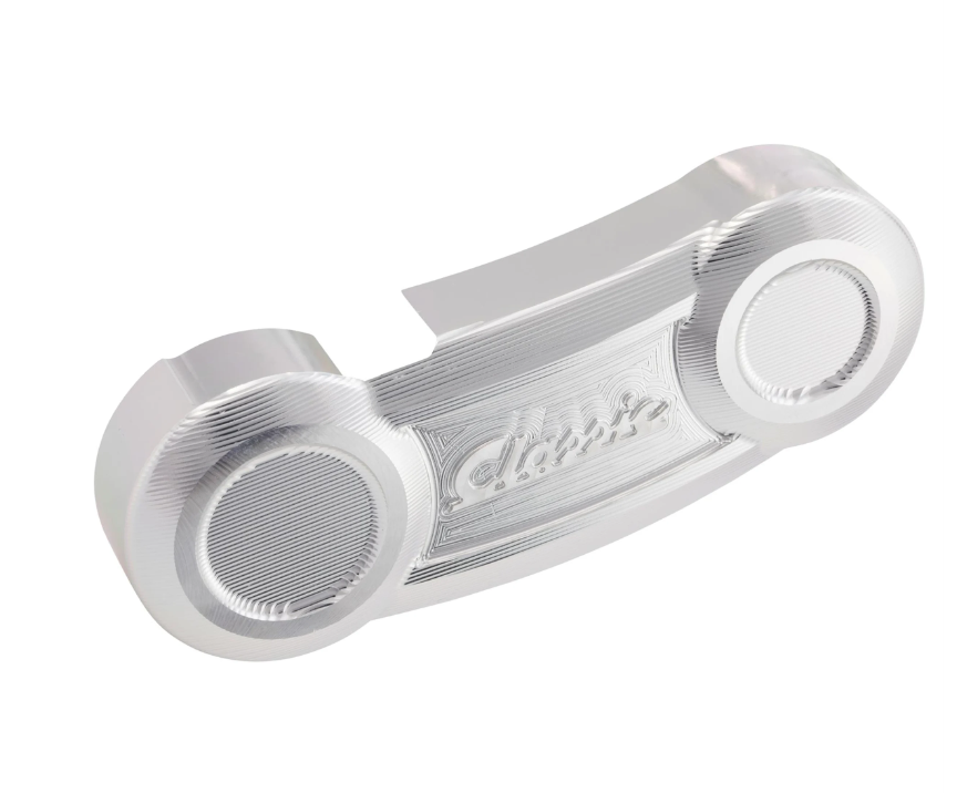 Vespa PX Disc MY T5 Classic LML Grimeca SIP Classic Suspension Arm Cover Silver Anodized