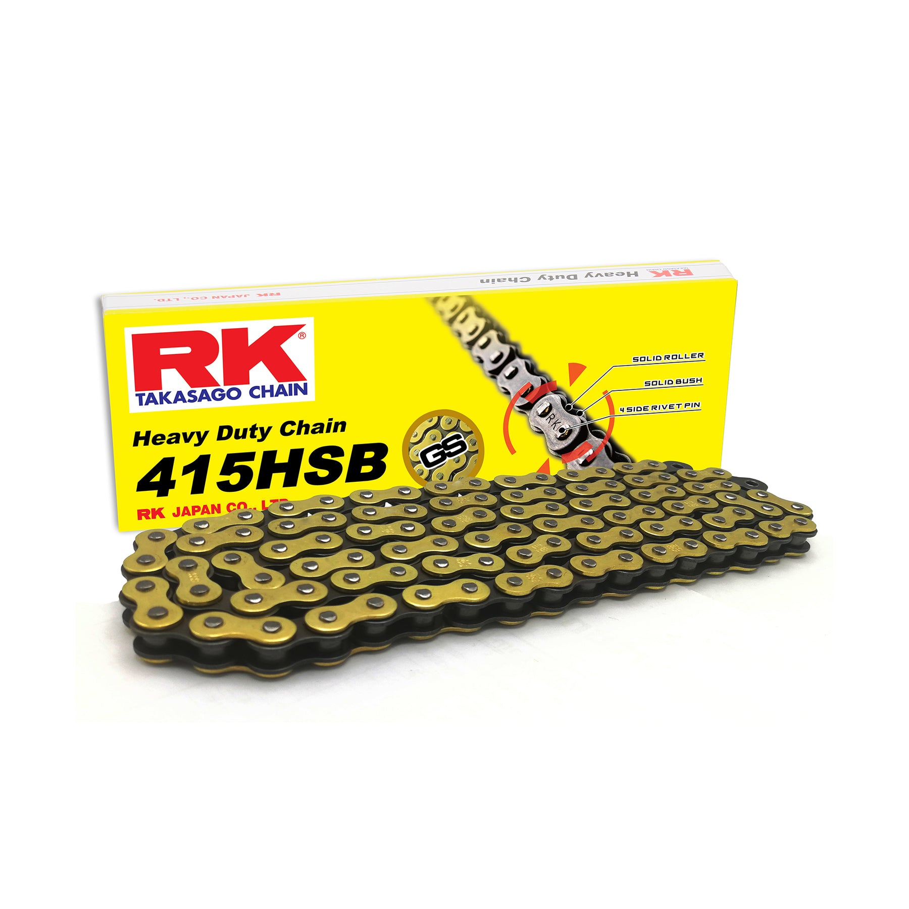 RK GS415HSB-90/140 Gold Heavy Duty Chain