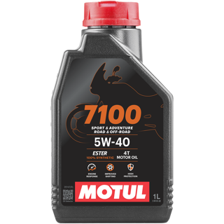 Motul 7100 4T 5W-40 Fully Synthetic Motorcycle Engine Oil 1L - Beedspeed