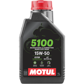 Motul 5100 4T 15W-50 Ester Semi Synthetic Motorcycle Engine Oil 1L