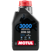 Motul 3000 4T 20W-50 Mineral 4 Stroke Motorcycle Engine Oil 1L