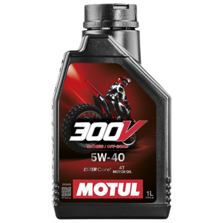 Motul 300V 5W-40 4T Factory Line Off Road Synthetic Engine Oil 1L