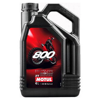 Motul 800 2T Factory Line Off Road Racing Fully Synthetic 2-Stroke Oil 4L