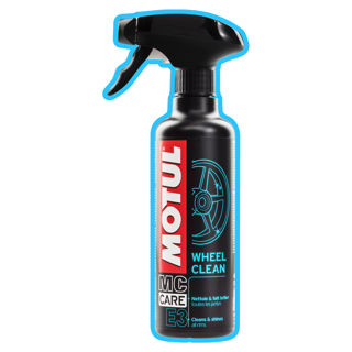 Motul E3 Wheel Clean Motorcycle Scooter Tyre & Rim Cleaner Spray 400ml