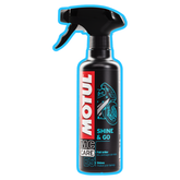 Motul E5 Shine & Go Motorcycle Plastic Cleaner & Polish Spray 400ml - Beedspeed