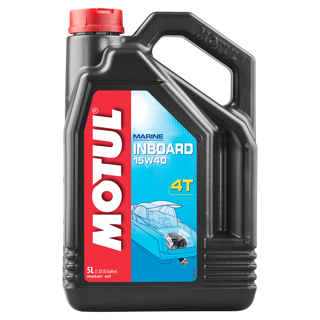 Motul Inboard 15W-40 4T Marine 4-Stroke Mineral Engine Oil 5L