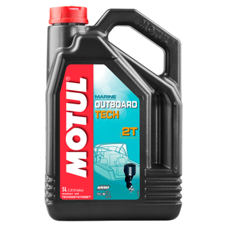 Motul Outboard Tech 2T 2-Stroke Marine Boat Jet Ski Engine Oil 5L