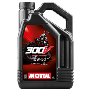 Motul 300V 4T Off Road 10W-50 Fully Synthetic Engine Oil 4L - Beedspeed