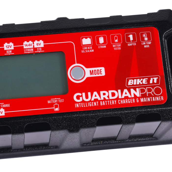Bike It Guardian Pro 4 Intelligent Lithium Battery Charger and Maintainer 6/12/14.4V 6A