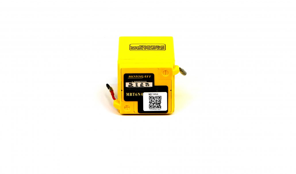 Motobatt AGM 6V 4AH Battery MBT6N4 Replaces 6N4-2A, 6N4-2A-3, 6N4-2A-4