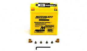 Motobatt AGM 12V 7AH Battery MB5U Replaces YB5LB, 12N53B