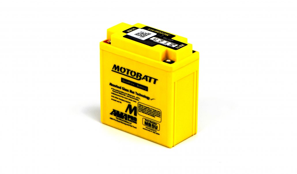 Motobatt AGM 12V 7AH Battery MB5U Replaces YB5LB, 12N53B