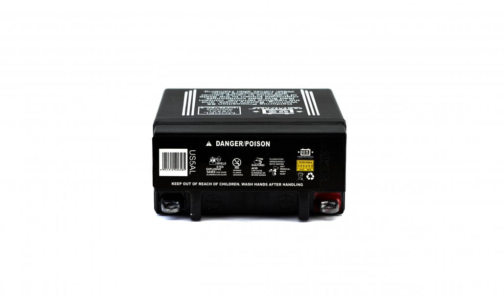 US Powersports AGM 12v 5AH Sealed Battery US5AL Replaces 12N5-3B, YB5L-B