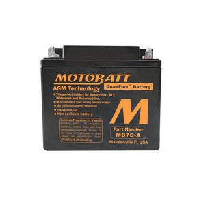 Motobatt AGM 12v 9.5Ah Battery MB7C-A Replaces 135A YB7C-A, YB7CZ-3D