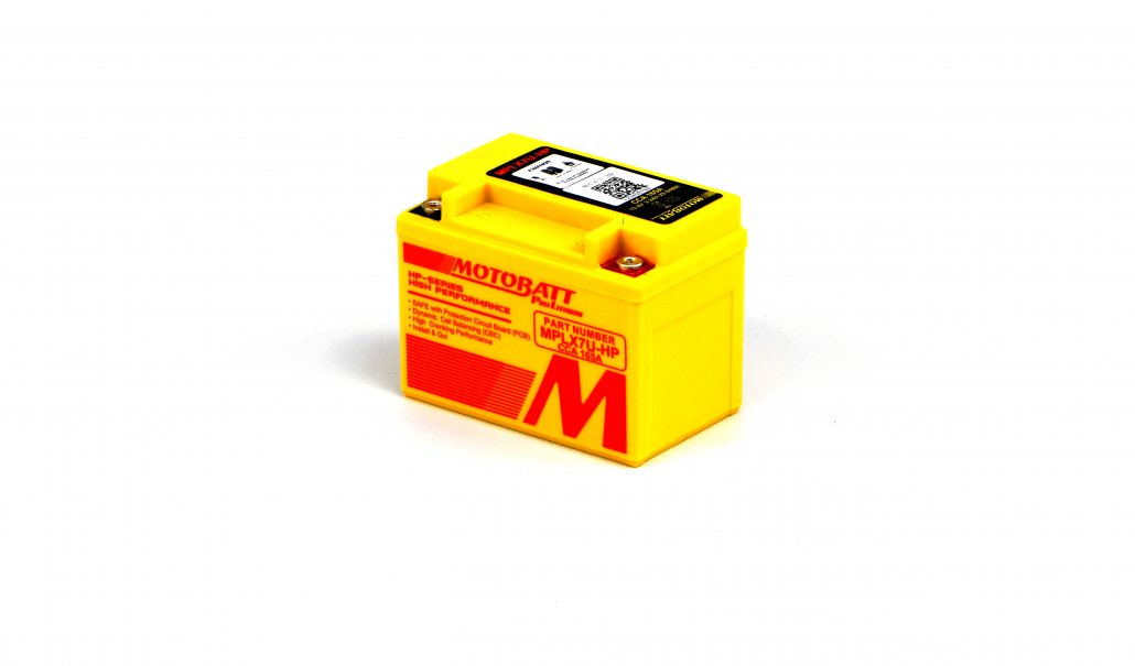Motobatt Pro Lithium 12v 5AH Battery MLX7U-HP YTX7L-BS, YTZ8V