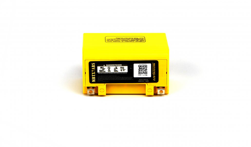 Motobatt AGM 12v 7.4Ah Battery MBTX7ABS Replaces YTX7ABS